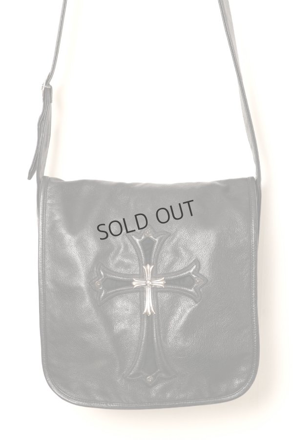 画像1: {SOLD}☆Sランク CHROME HEARTS クロムハーツ ラージクロス ショルダーバッグ (1)
