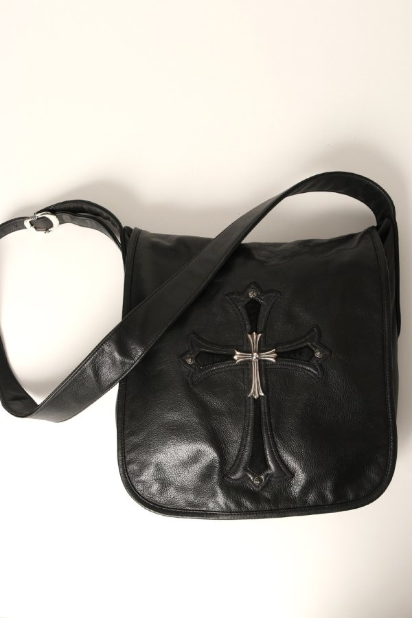 画像3: ☆Sランク CHROME HEARTS クロムハーツ ラージクロス ショルダーバッグ (3)