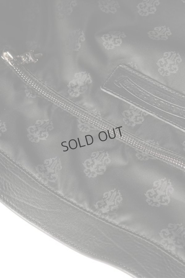 画像7: ☆新品未使用 CHROME HEARTS クロムハーツ セメタリークロスパッチ レザートートバッグ (7)