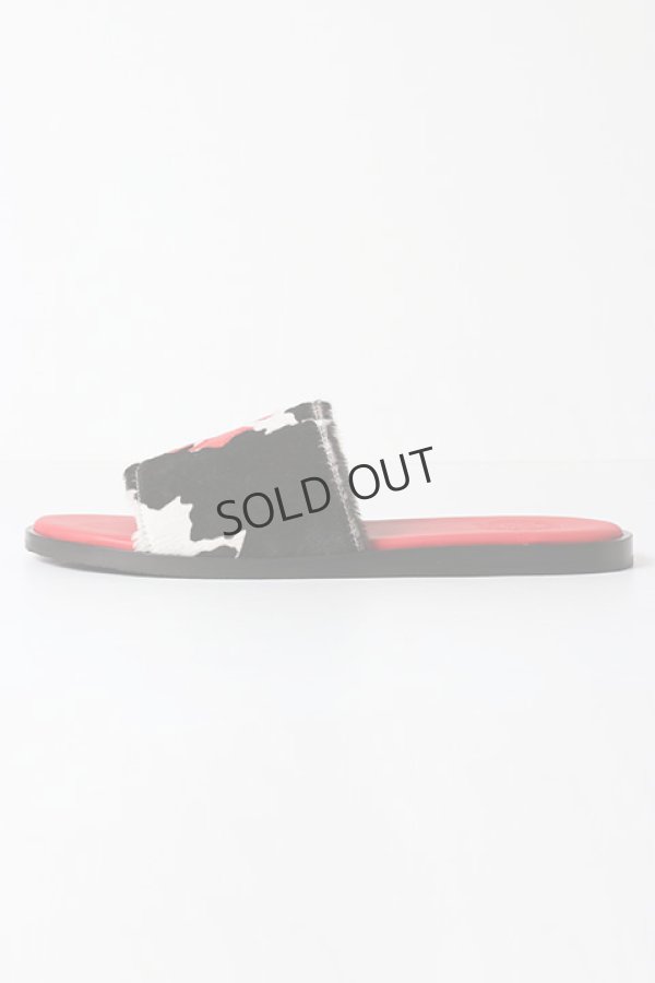 画像2: {SOLD}☆新品未使用 CHROME HEARTS クロムハーツ CHプラスパッチ ハラコレザーサンダル (2)