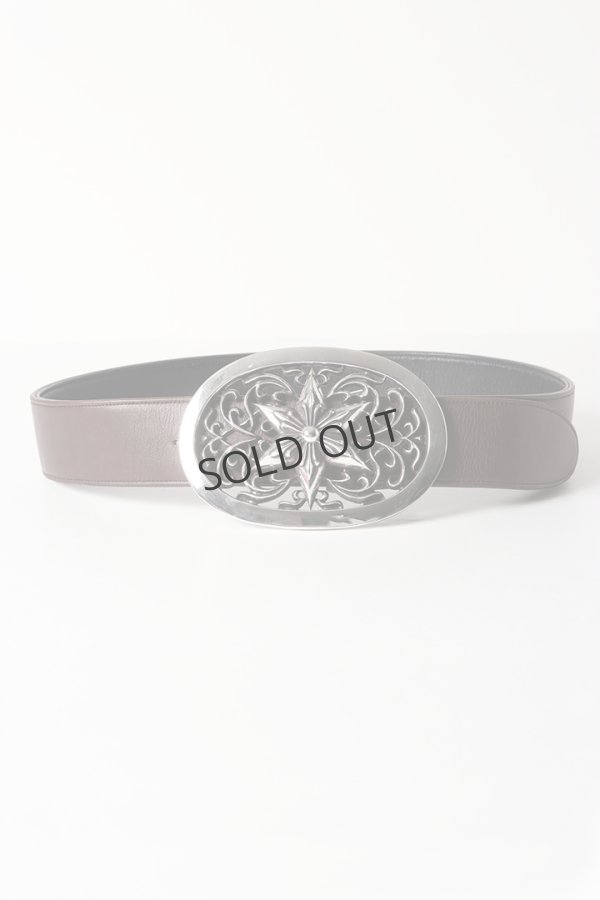 画像1: ☆新品未使用 CHROME HEARTS クロムハーツ エクストララージ オーバルスターバックルベルト (1)