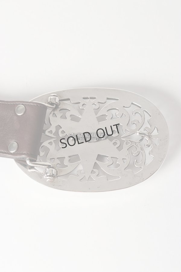 画像5: ☆新品未使用 CHROME HEARTS クロムハーツ エクストララージ オーバルスターバックルベルト (5)