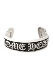 画像1: {SOLD}Chrome Hearts クロムハーツ スクロールラベル シルバーバングル/CH SCROLL LABEL BANGLE (1)