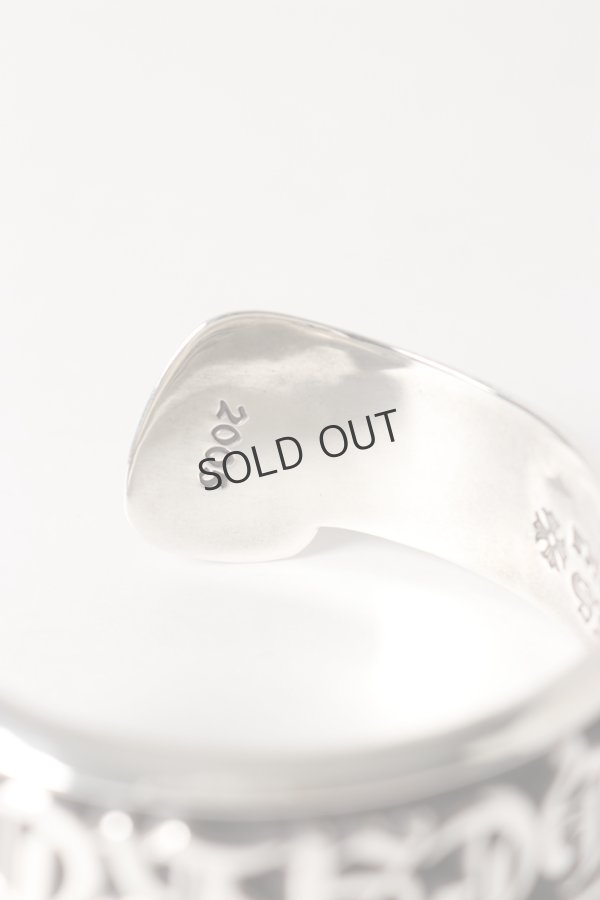 画像4: {SOLD}Chrome Hearts クロムハーツ スクロールラベル シルバーバングル/CH SCROLL LABEL BANGLE (4)