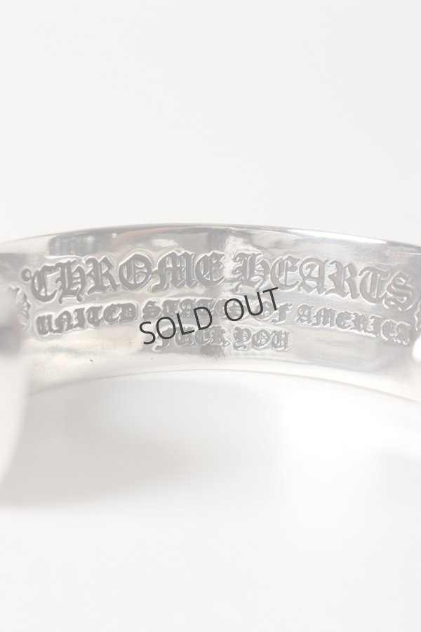 画像6: {SOLD}Chrome Hearts クロムハーツ スクロールラベル シルバーバングル/CH SCROLL LABEL BANGLE (6)