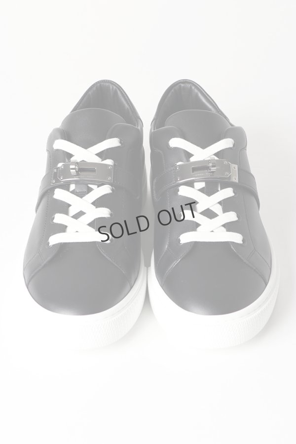 画像2: {SOLD}☆新品未使用 HERMES エルメス スニーカー《デイ》 ブラック (2)