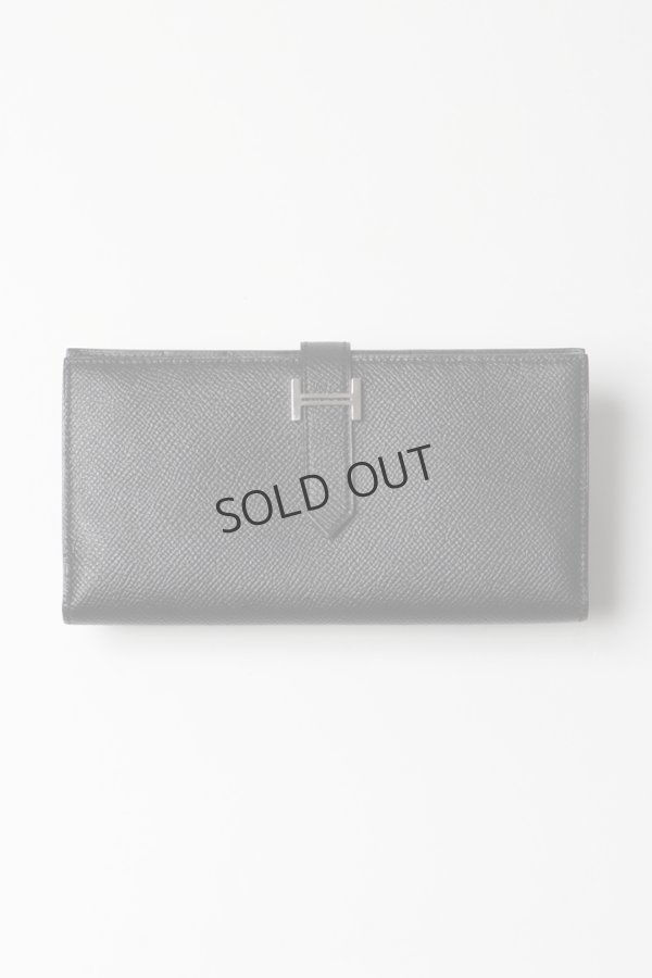 画像1: {SOLD}☆新品未使用 HERMES エルメス 財布 《ベアン》 スフレ (1)