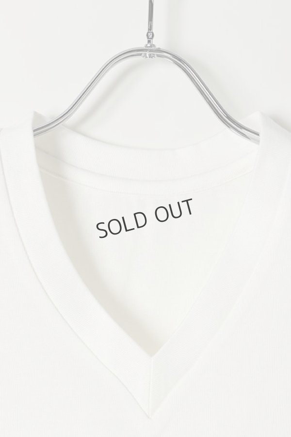 画像3: {SOLD}under bar アンダーバー 【under bar Limited】V-Neck S/S Silver Thunderbolt{-AGS} (3)