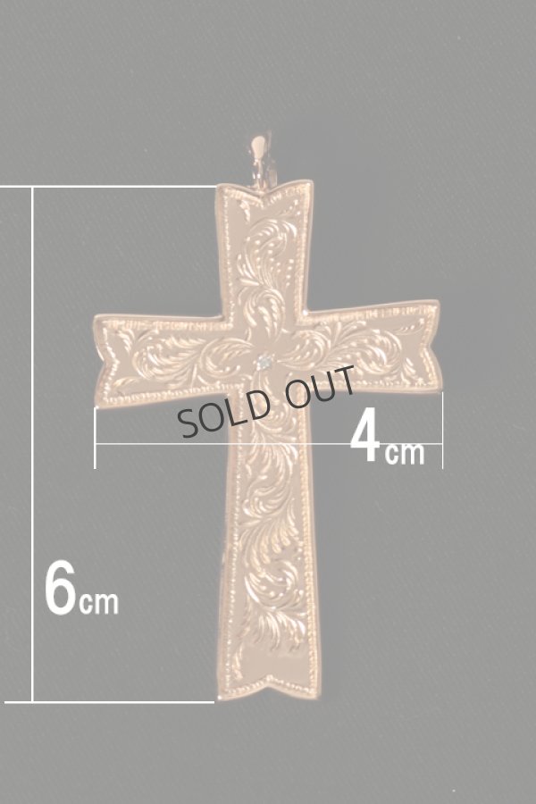 画像2: ☆新品未使用 Taro Washimi タロウワシミ k18PGアラベスククロスダイヤ2mm (2)