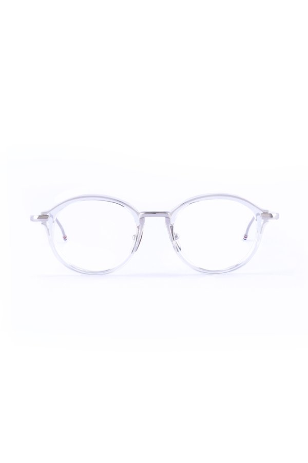 画像1: THOM BROWNE トムブラウン THOM BROWNE ROUND EYEGLASSES{E-}{-BFS} (1)