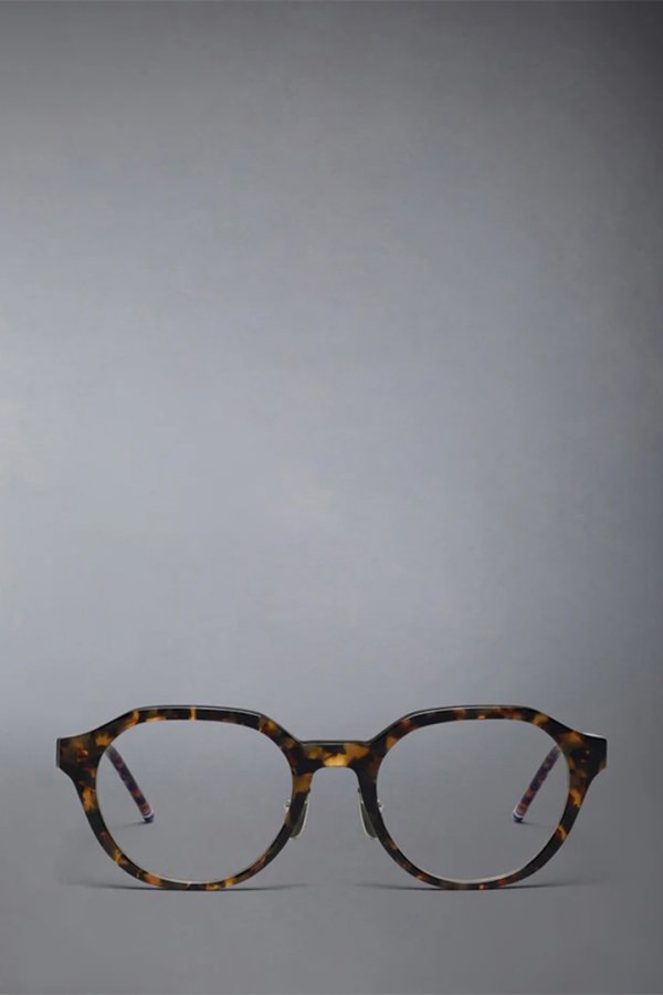 画像1: THOM BROWNE トムブラウン THOM BROWNE OVAL EYEGLASSES IN ACETATE{E-}{-BFS} (1)