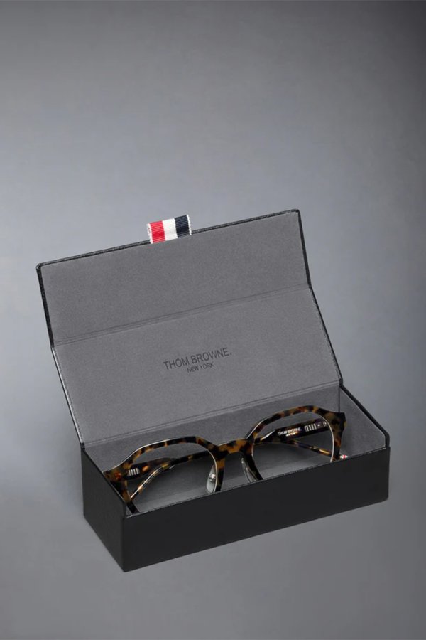 画像4: THOM BROWNE トムブラウン THOM BROWNE OVAL EYEGLASSES IN ACETATE{E-}{-BFS} (4)