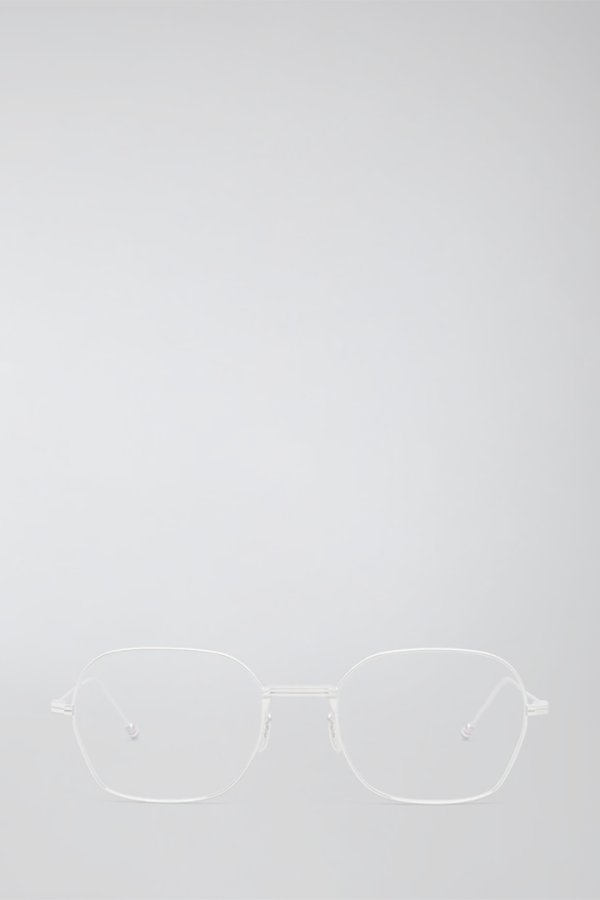 画像1:  {SOLD} THOM BROWNE トムブラウン THOM BROWNE RECTANGULAR EYEGLASSES IN TITANIUM{E-}{-BFS} (1)