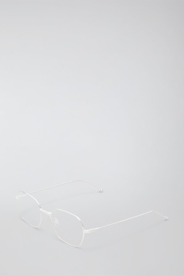 画像2:  {SOLD} THOM BROWNE トムブラウン THOM BROWNE RECTANGULAR EYEGLASSES IN TITANIUM{E-}{-BFS} (2)