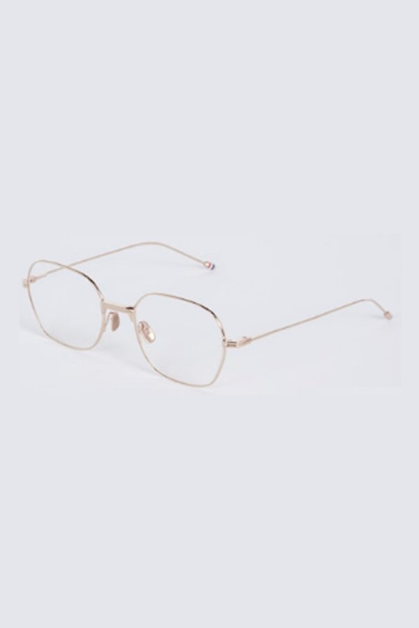 画像1: THOM BROWNE トムブラウン THOM BROWNE RECTANGULAR EYEGLASSES IN TITANIUM{E-}{-BFS} (1)