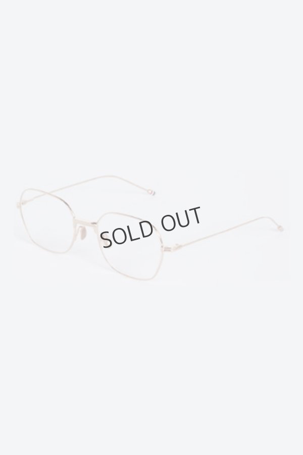 画像1: {SOLD}THOM BROWNE トムブラウン THOM BROWNE RECTANGULAR EYEGLASSES IN TITANIUM{E-}{-BFS} (1)