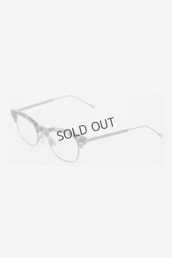 画像1: {SOLD}THOM BROWNE トムブラウン THOM BROWNE OVAL EYEGLASSES IN ACETATE AND TITANIUM{E-}{-BFS} (1)