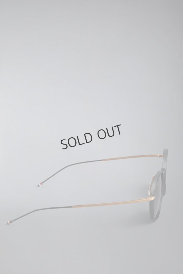 画像2: {SOLD}THOM BROWNE トムブラウン THOM BROWNE ROUND SUNGLASSES{E-}{-BFS} (2)