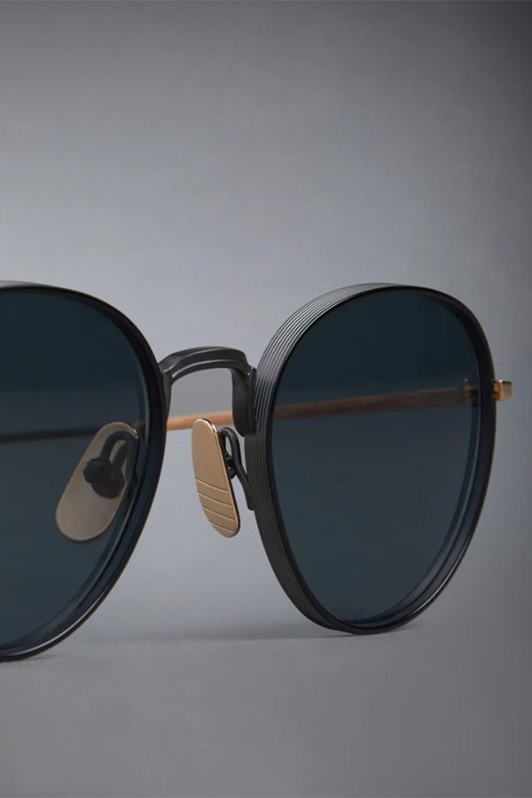 画像3: THOM BROWNE トムブラウン THOM BROWNE ROUND SUNGLASSES{E-}{-BFS} (3)