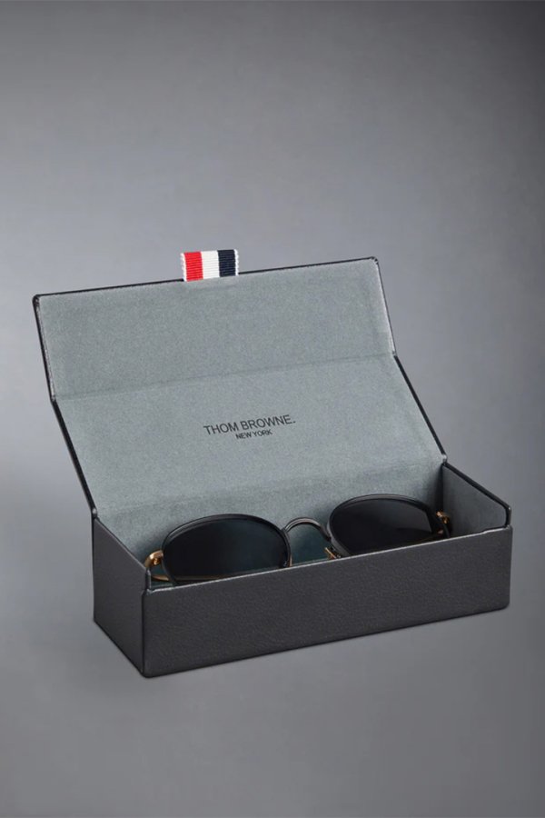 画像4: THOM BROWNE トムブラウン THOM BROWNE ROUND SUNGLASSES{E-}{-BFS} (4)