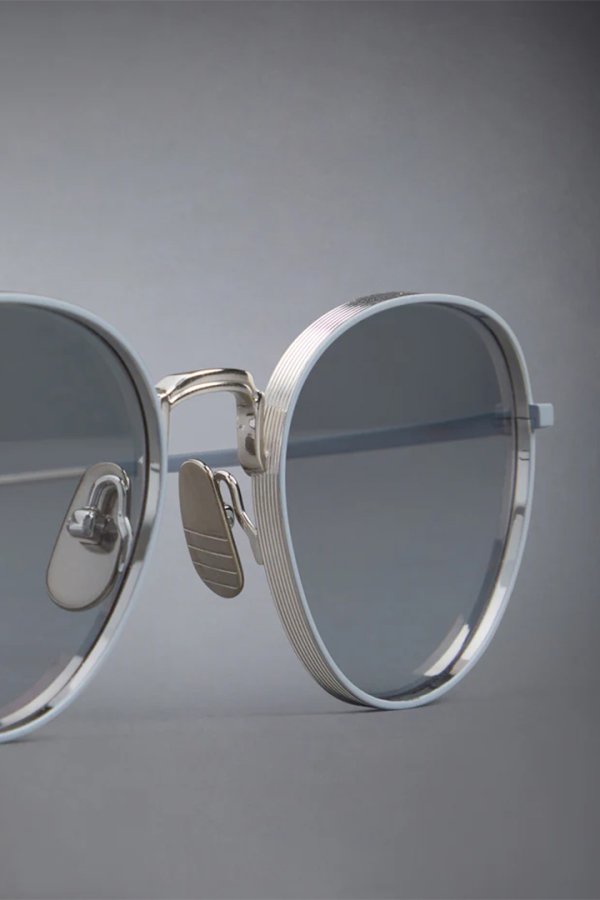 画像3: THOM BROWNE トムブラウン THOM BROWNE ROUND SUNGLASSES{E-}{-BFS} (3)