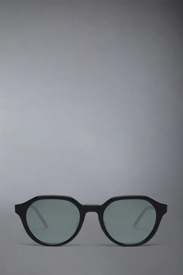画像1: THOM BROWNE トムブラウン THOM BROWNE OVAL SUNGLASSES IN ACETATE{E-}{-BFS} (1)