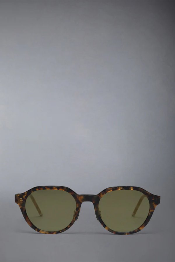 画像1: THOM BROWNE トムブラウン THOM BROWNE OVAL SUNGLASSES IN ACETATE{E-}{-BFS} (1)