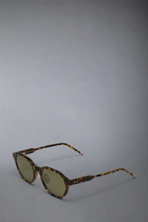 画像2: THOM BROWNE トムブラウン THOM BROWNE OVAL SUNGLASSES IN ACETATE{E-}{-BFS} (2)