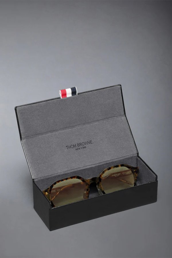 画像4: THOM BROWNE トムブラウン THOM BROWNE OVAL SUNGLASSES IN ACETATE{E-}{-BFS} (4)