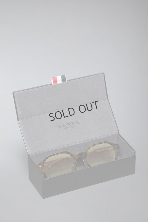 画像4: {SOLD}THOM BROWNE トムブラウン THOM BROWNE OVAL SUNGLASSES IN ACETATE{E-}{-BFS} (4)