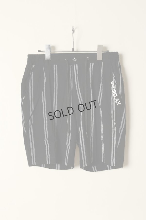 画像2: 1piu1uguale3 RELAX ウノピゥウノウグァーレトレ リラックス トラックストライプロゴショーツ{-BCS} (2)