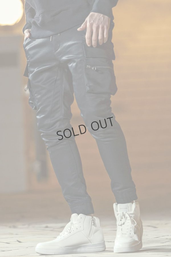 画像2: {SOLD}1piu1uguale3 RELAX ウノピゥウノウグァーレトレ リラックス スリムカーゴパンツ{-BEA} (2)