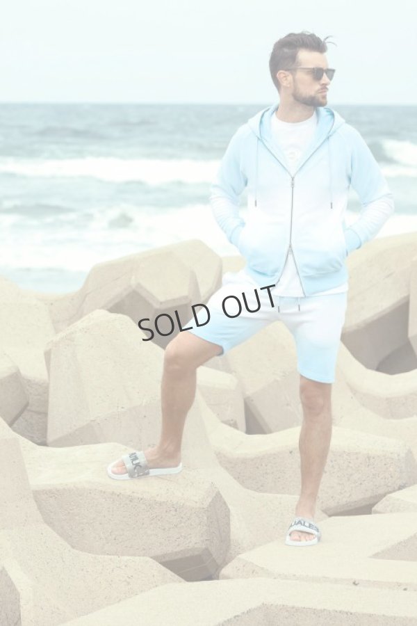 画像9: {SOLD}1piu1uguale3 RELAX ウノピゥウノウグァーレトレ リラックス グラデーションスウェットハーフパンツ{-BDS} (9)