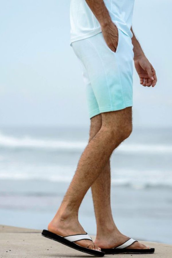 画像4: 【 40%OFF セール15,950円→9,570円】 1piu1uguale3 RELAX ウノピゥウノウグァーレトレ リラックス グラデーションスウェットハーフパンツ{-BDS} (4)