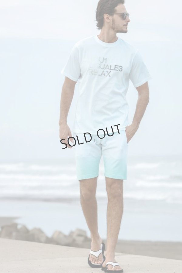 画像5: {SOLD}1piu1uguale3 RELAX ウノピゥウノウグァーレトレ リラックス グラデーションスウェットハーフパンツ{-BDS} (5)