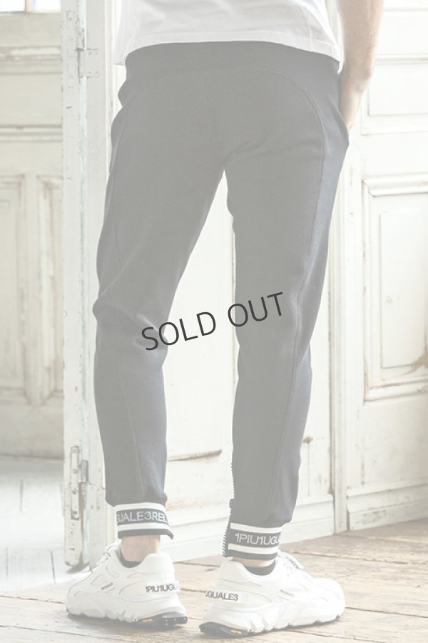 画像3: {SOLD}1piu1uguale3 RELAX ウノピゥウノウグァーレトレ リラックス ラインストーンジップロゴパンツ{-BDA} (3)