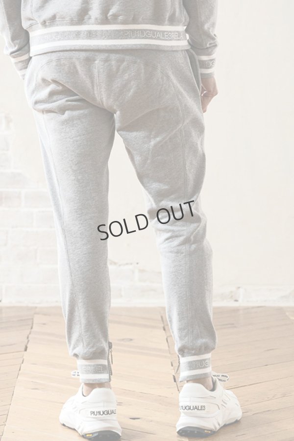 画像3: {SOLD}1piu1uguale3 RELAX ウノピゥウノウグァーレトレ リラックス ラインストーンジップロゴパンツ{-BDA} (3)