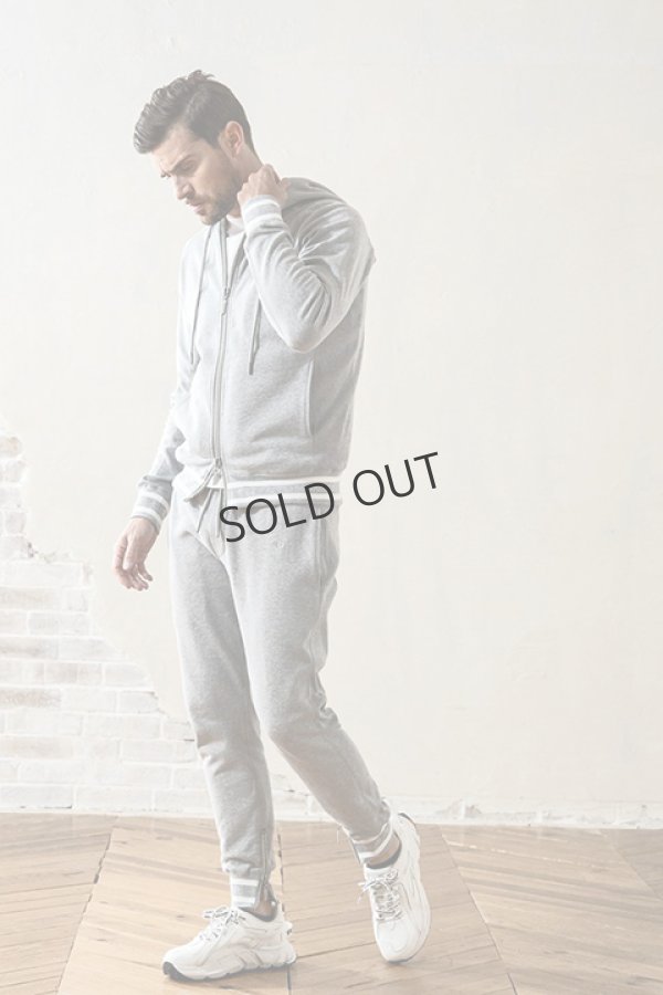 画像5: {SOLD}1piu1uguale3 RELAX ウノピゥウノウグァーレトレ リラックス ラインストーンジップロゴパンツ{-BDA} (5)