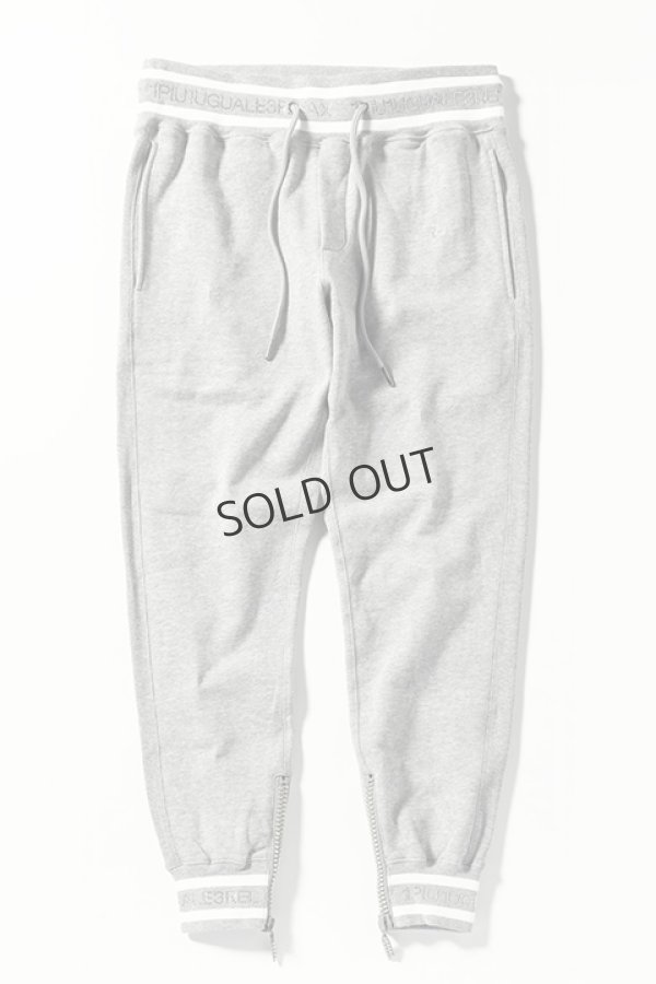 画像8: {SOLD}1piu1uguale3 RELAX ウノピゥウノウグァーレトレ リラックス ラインストーンジップロゴパンツ{-BDA} (8)