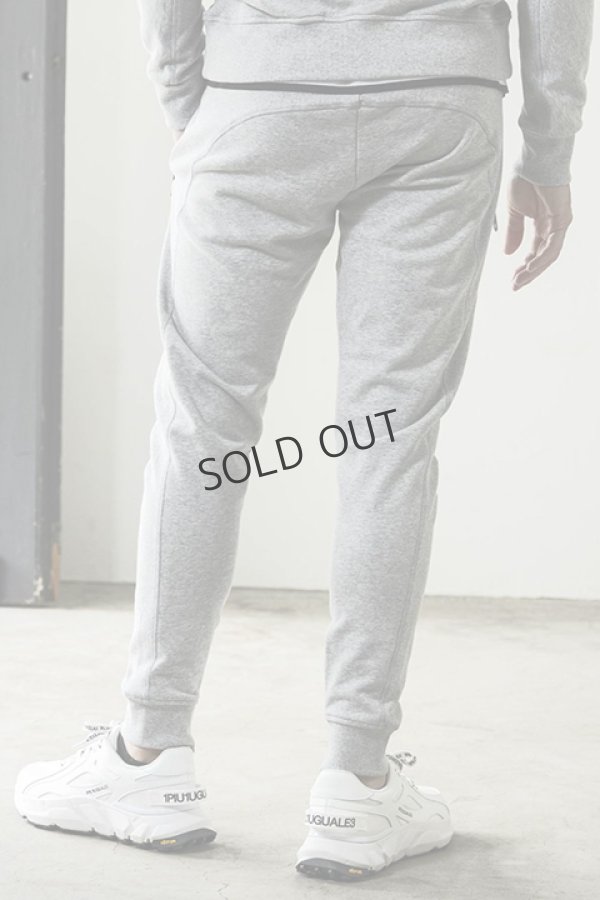 画像3: {SOLD}1piu1uguale3 RELAX ウノピゥウノウグァーレトレ リラックス ジップロゴスウェットロングパンツ{-BDA} (3)