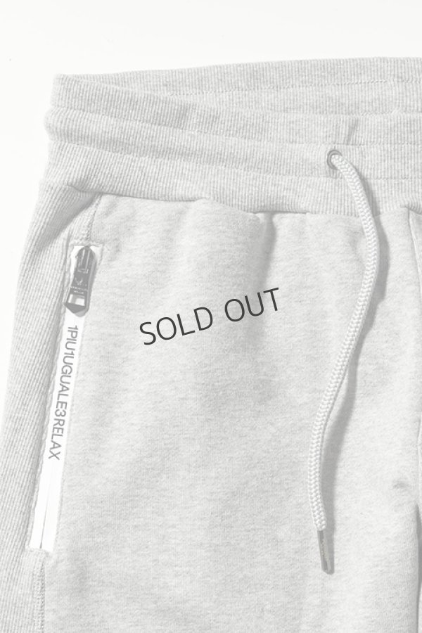 画像9: {SOLD}1piu1uguale3 RELAX ウノピゥウノウグァーレトレ リラックス ジップロゴスウェットロングパンツ{-BDA} (9)