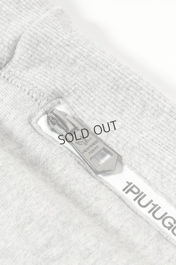 画像12: {SOLD}1piu1uguale3 RELAX ウノピゥウノウグァーレトレ リラックス ジップロゴスウェットロングパンツ{-BDA} (12)