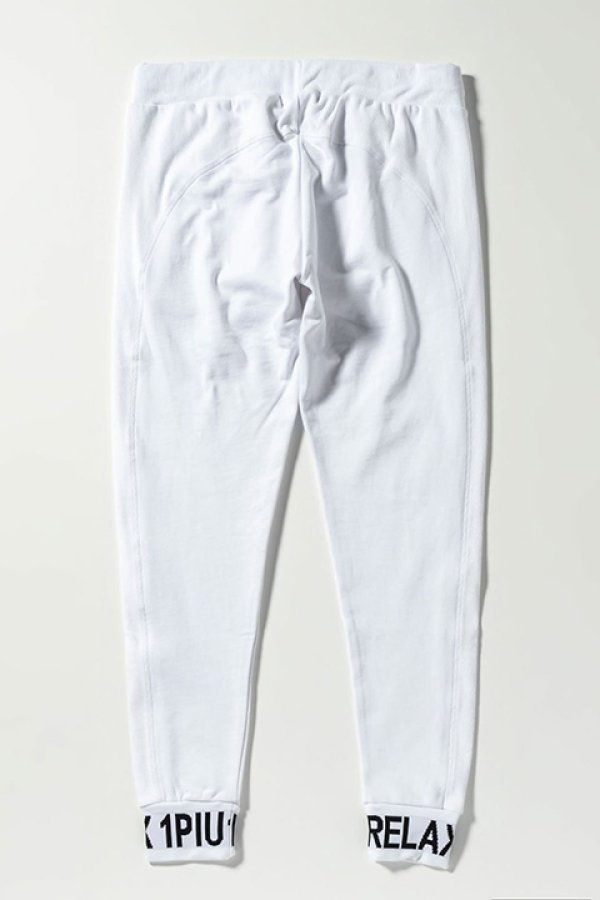 画像9: 【 40%OFF セール17,930円→10,758円】 1piu1uguale3 RELAX ウノピゥウノウグァーレトレ リラックス ワイドスピンドルロゴスウェットパンツ{-BDA} (9)