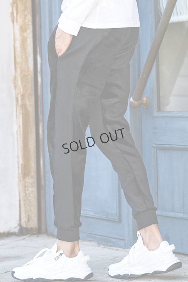 画像2: {SOLD}1piu1uguale3 RELAX ウノピゥウノウグァーレトレ リラックス カモ柄ベロアロングパンツ{-BDA} (2)