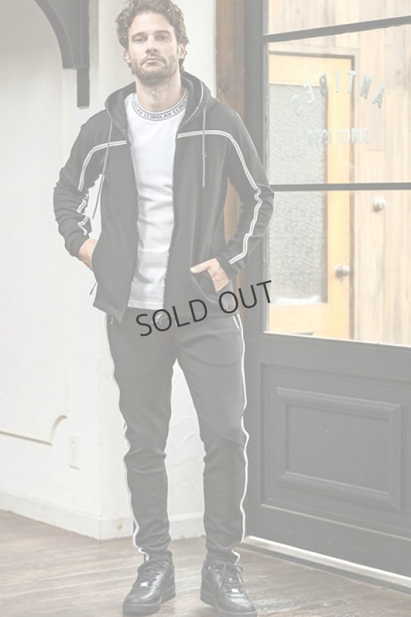 画像7: {SOLD}1piu1uguale3 RELAX ウノピゥウノウグァーレトレ リラックス パイピングラインランニングパンツ{-BDA} (7)