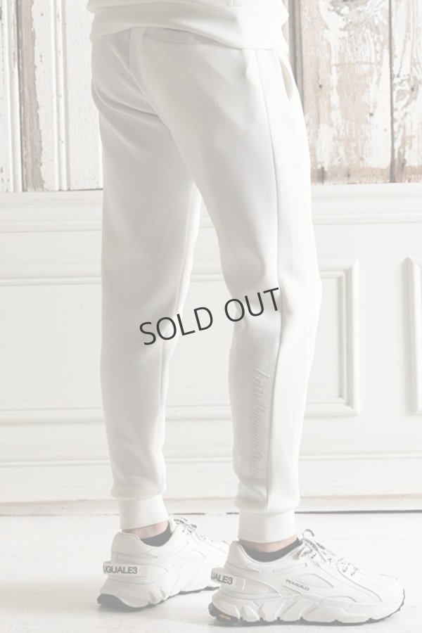 画像2: {SOLD}1piu1uguale3 RELAX ウノピゥウノウグァーレトレ リラックス レザーラインポンチロングパンツ{-BDA} (2)