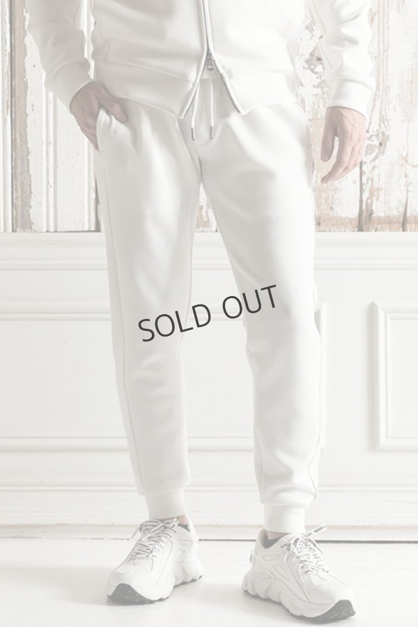 画像3: {SOLD}1piu1uguale3 RELAX ウノピゥウノウグァーレトレ リラックス レザーラインポンチロングパンツ{-BDA} (3)