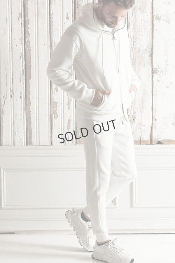 画像5: {SOLD}1piu1uguale3 RELAX ウノピゥウノウグァーレトレ リラックス レザーラインポンチロングパンツ{-BDA} (5)