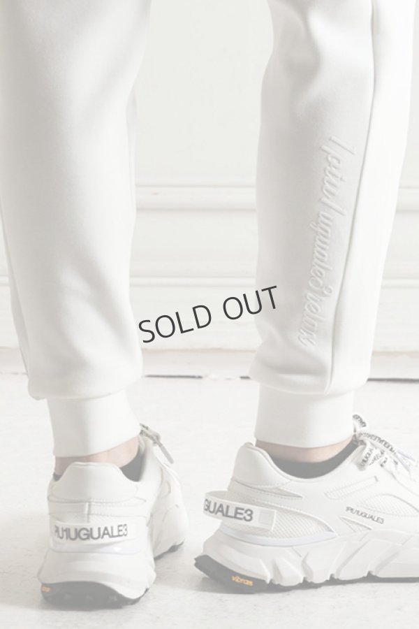 画像6: {SOLD}1piu1uguale3 RELAX ウノピゥウノウグァーレトレ リラックス レザーラインポンチロングパンツ{-BDA} (6)