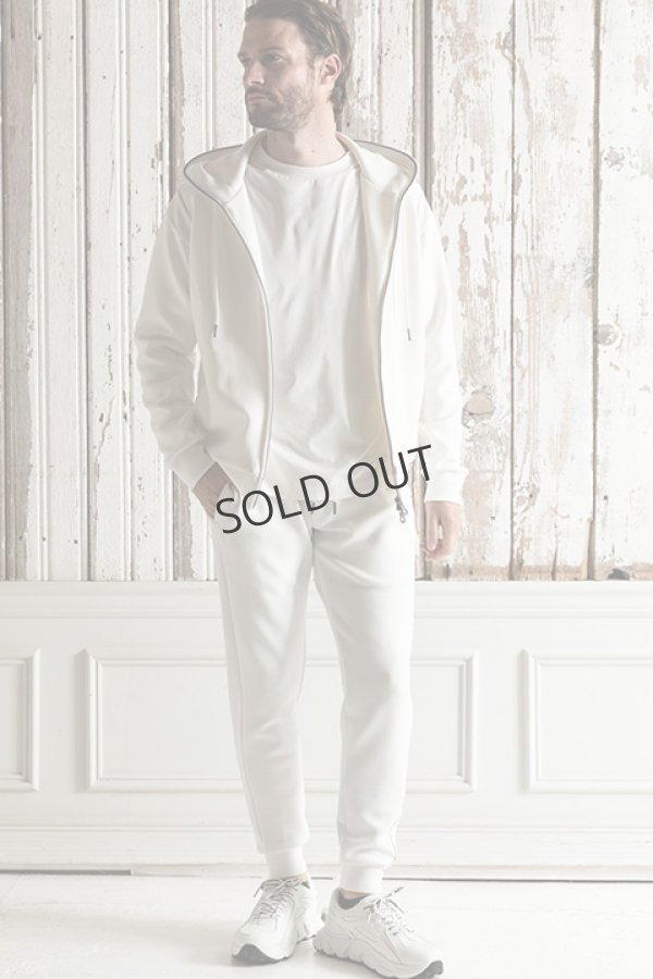 画像8: {SOLD}1piu1uguale3 RELAX ウノピゥウノウグァーレトレ リラックス レザーラインポンチロングパンツ{-BDA} (8)